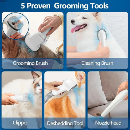 Dog Grooming Vacuum & Pet Grooming Kit